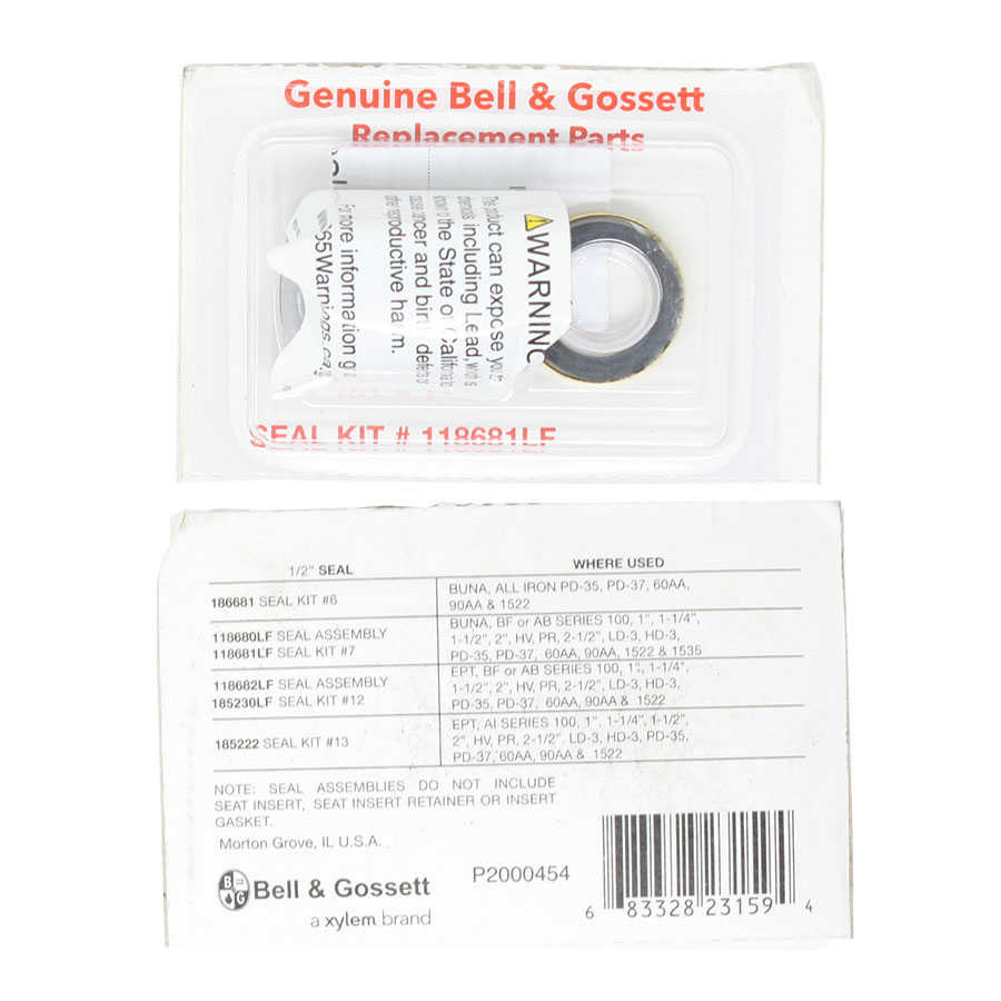 Bell &amp; Gossett 118681LF Seal Kit