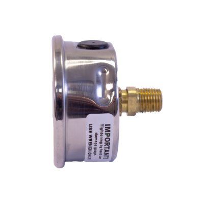 Marsh J64 Series Liquid Pressure Gauge with Back Mounted Connection