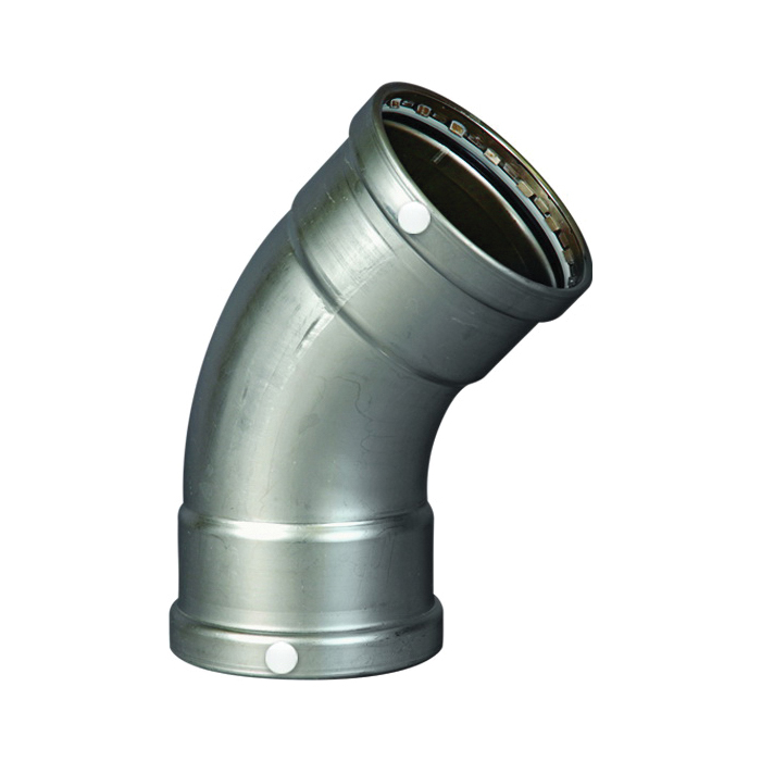 ProPress 304 Stainless Steel 45 deg Tube Elbow