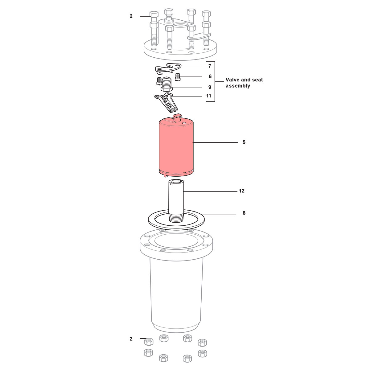 Spirax Sarco Model 213 Bucket