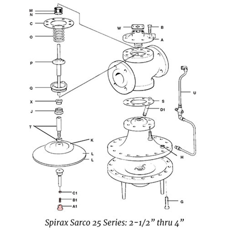 Spirax Sarco Spare 57163 Parts Damping Assembly