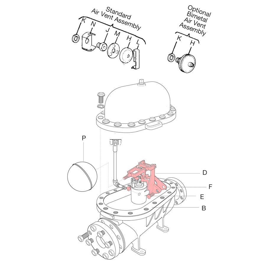 Spirax Sarc0 FT450 Mechanism Assembly