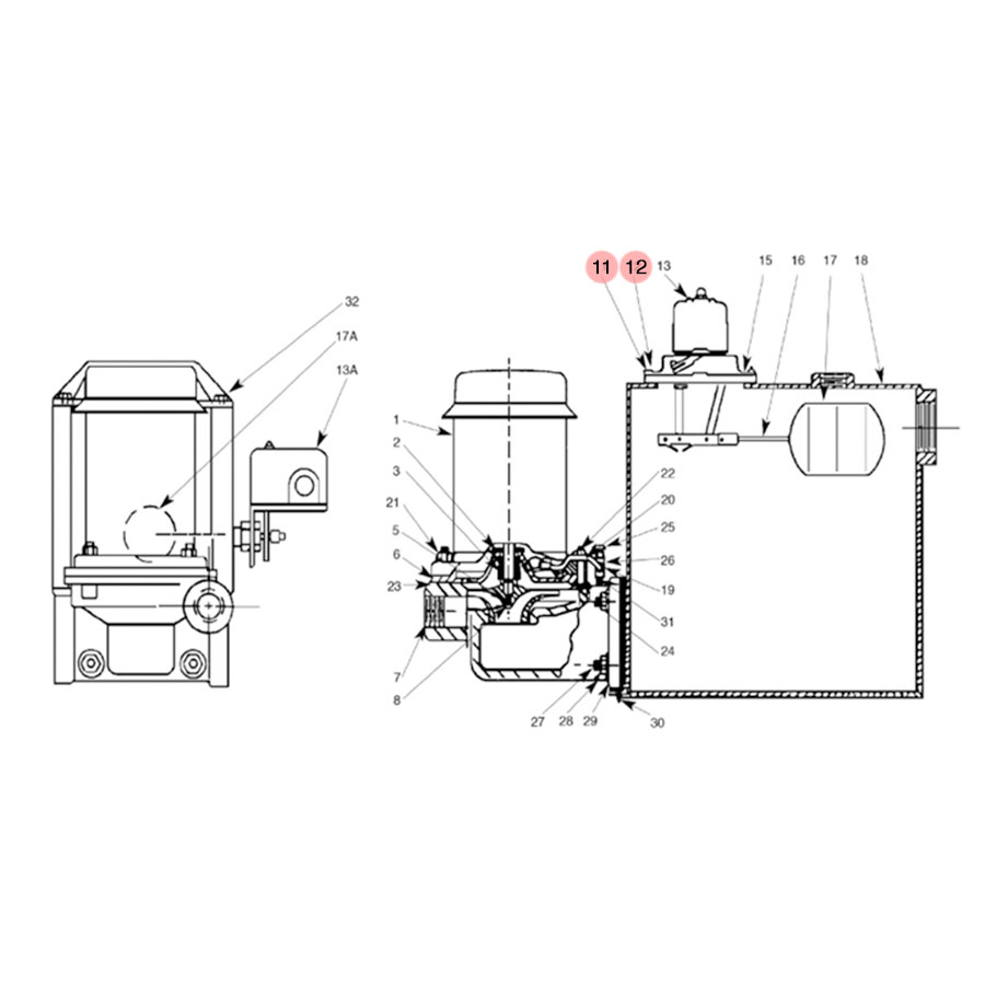 Spirax Sarco G &amp; GB Series Stud Bolt &amp; Nut Kit