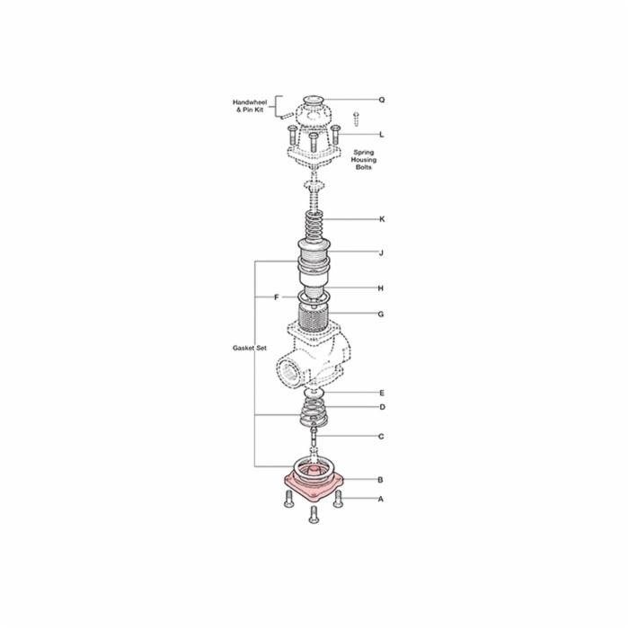 Spirax Sarco BRV71 / BRV73 Bottom Cap