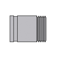 Gruvlok Grooved x Threaded Pipe Nipple Drawing