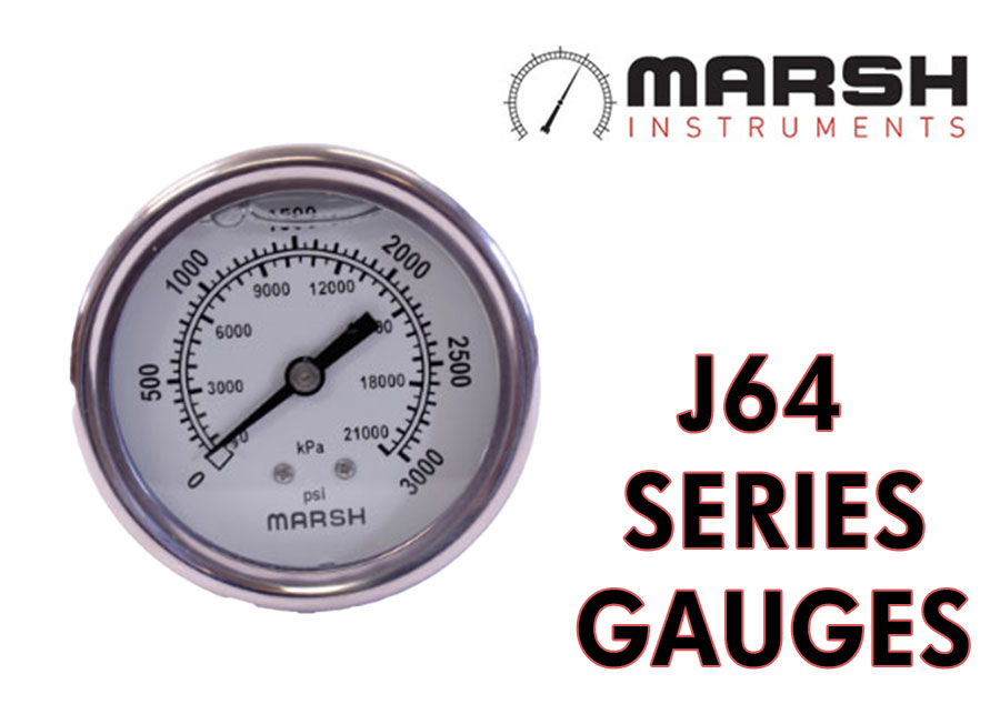Go to brand page Marsh J64 Series Severe Service Pressure Gauges